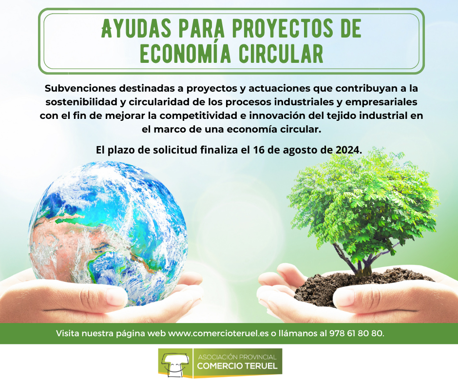 Ayudas para proyectos de economía circular.