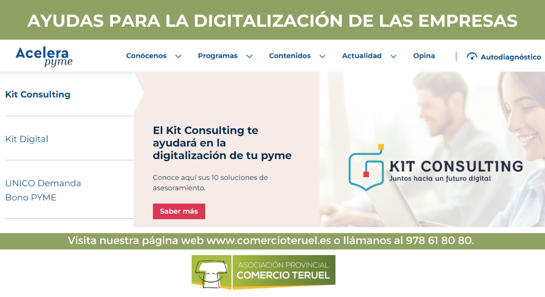 Ayudas a la digitalización de las empresas